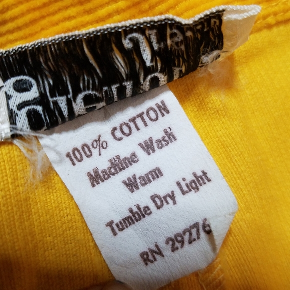 Vintage Glenora Jr's LTD Solid Yellow Pants Set 2 Piece With Button Jacket - Picture 13 of 16